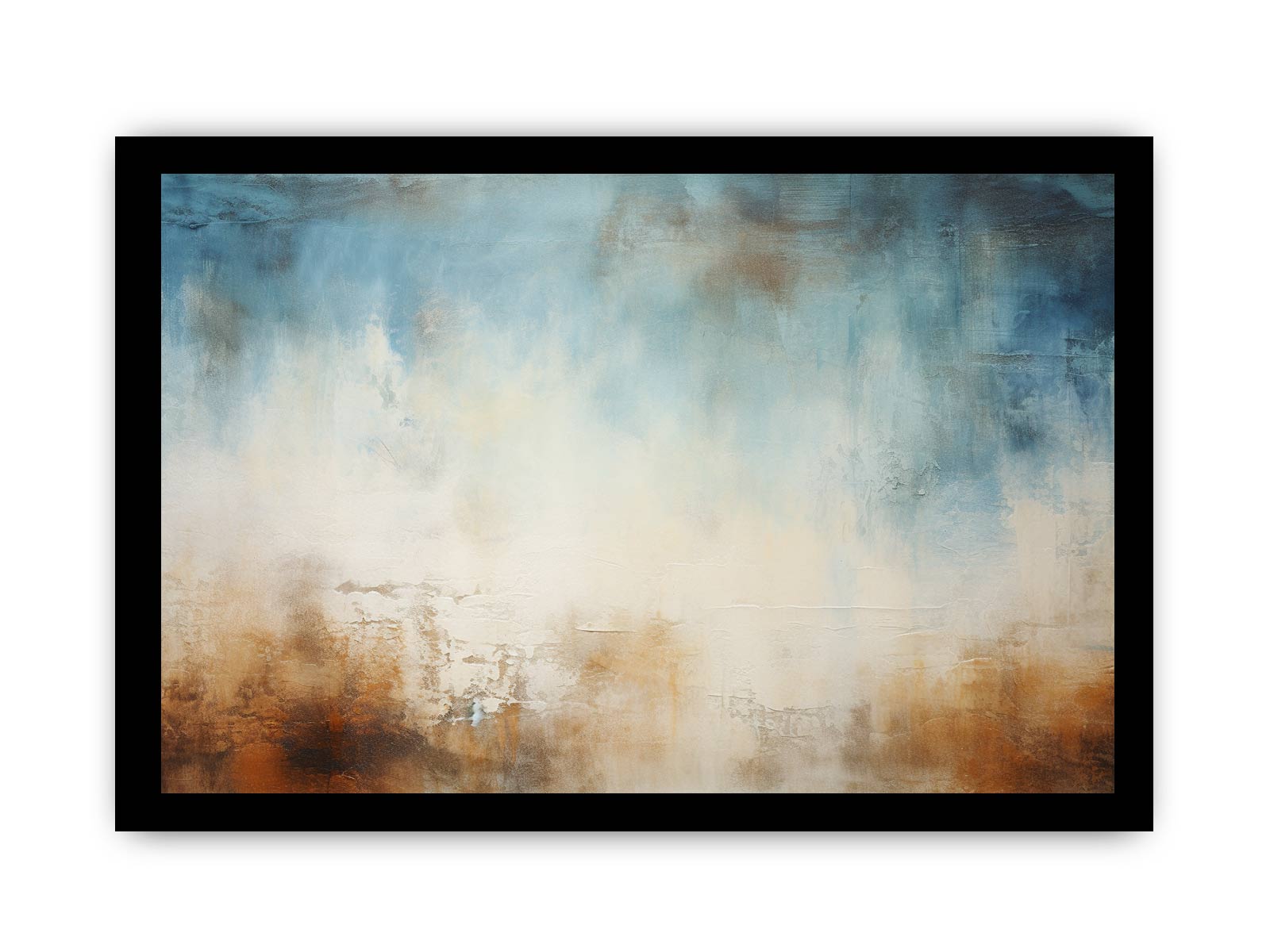 Blue Brown Art  Canvas Art Painting-7