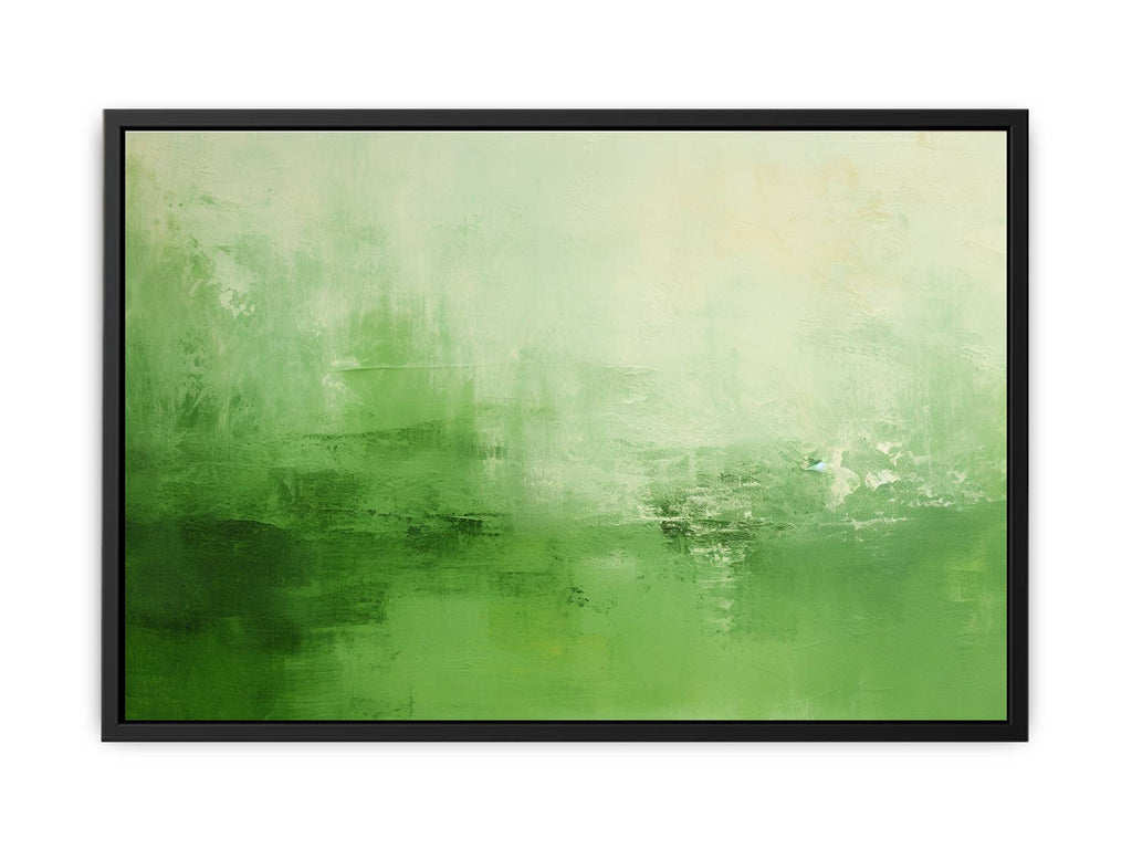 Green Abstract Painting Canvas Art Print-4