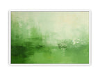 Green Abstract Painting Canvas Art Print-5