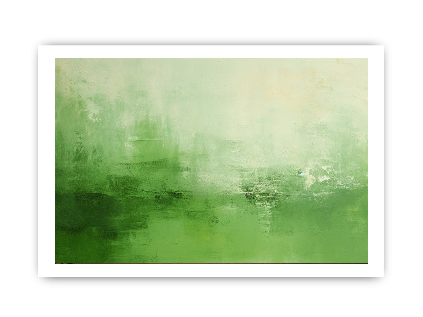 Green Abstract Painting Canvas Art Print-8