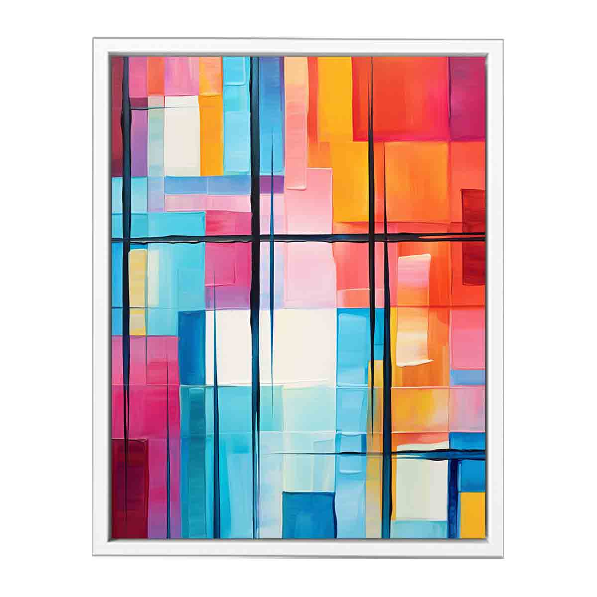 Modern Abstract Painting  Art Canvas Art Print-5