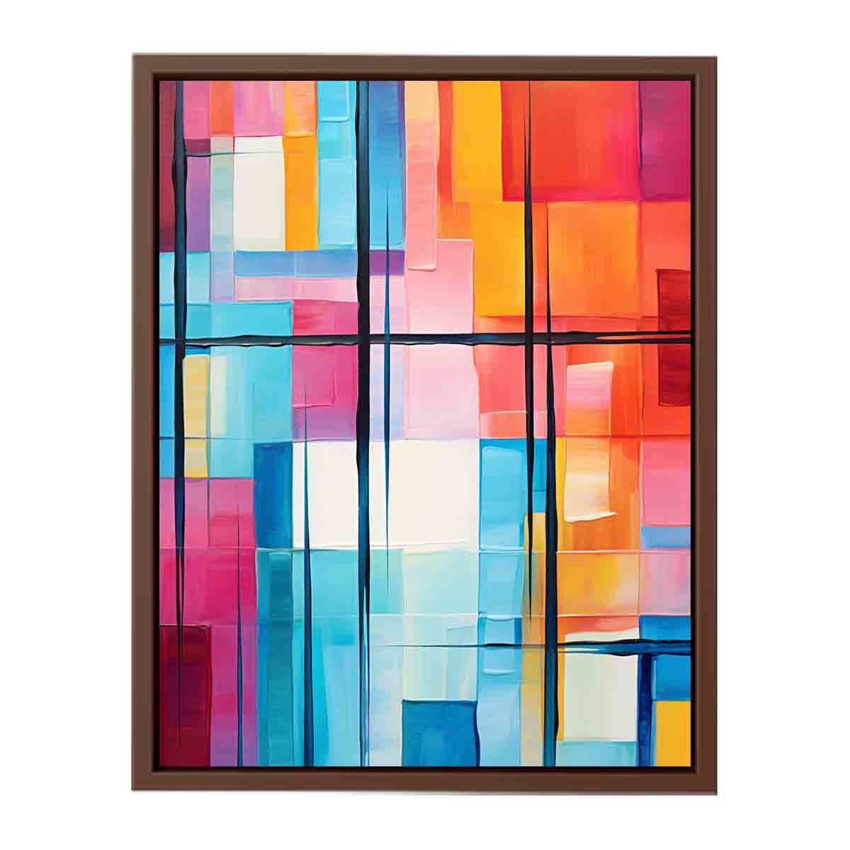 Modern Abstract Painting  Art Canvas Art Print-6