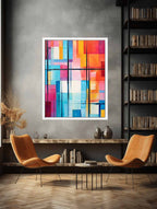 Modern Abstract Painting  Art Canvas Art Print-2
