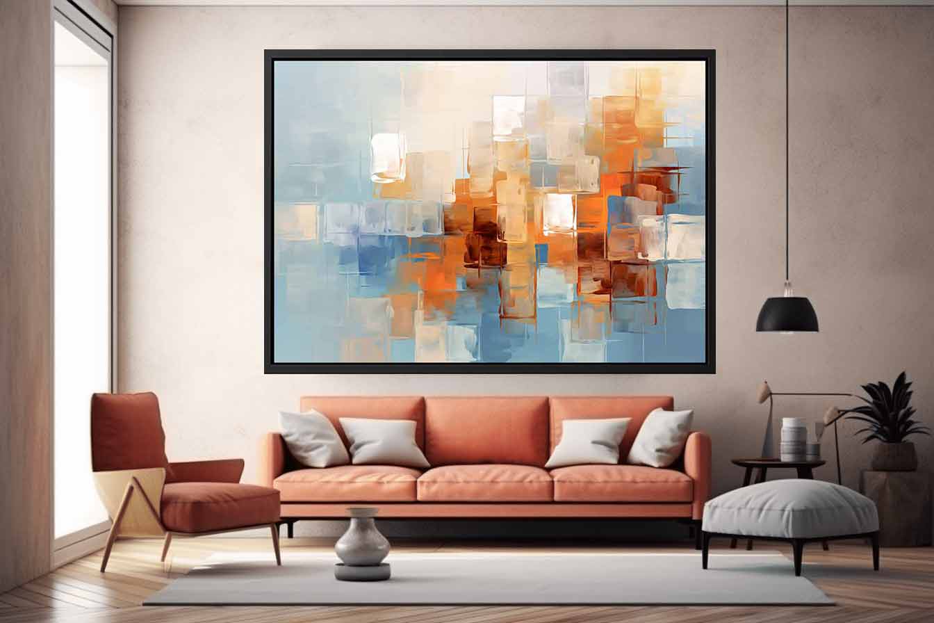 Modern Abstract  Canvas Painting Print-1