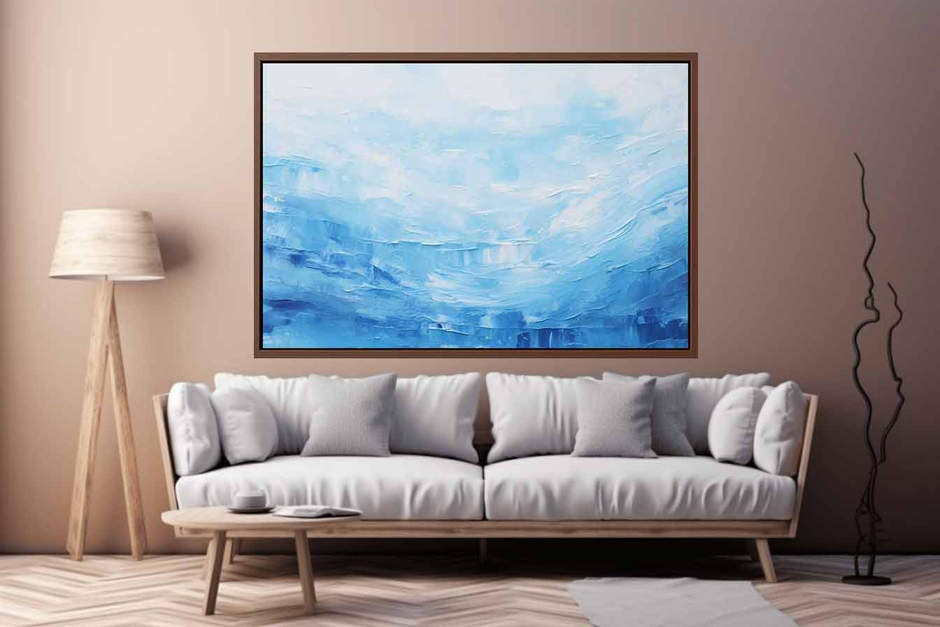 Ocean Abstract Artwork Canvas Art Print-2
