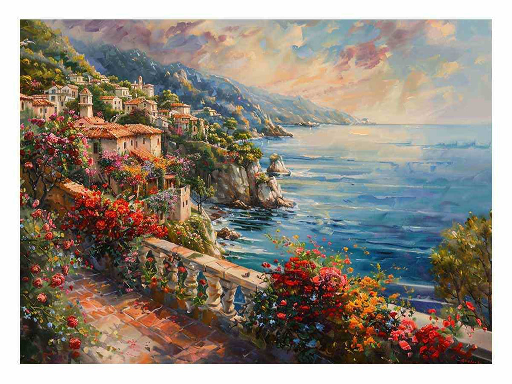 Mediterranean art painting-0